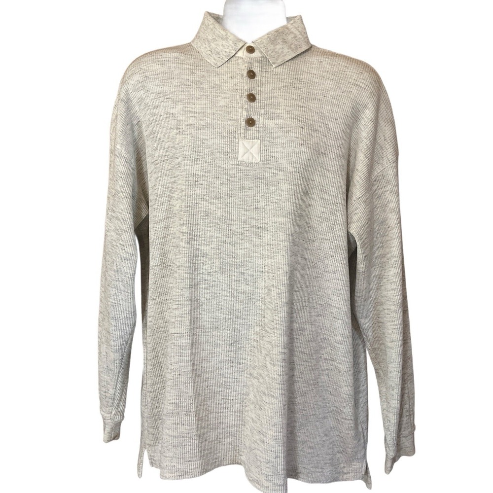 NWOT    The Apparel Zone Henley Thermal Shirt Men's Size 2XL